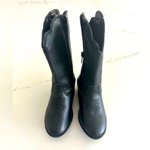 Boots Black kids child Sz 11 cowboy western rodeo boots for children toddler